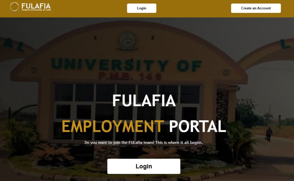 Federal University of Lafia Recruitment 2026-Apply Now!