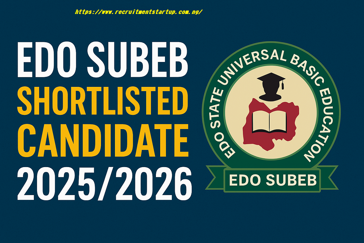 Edo SUBEB Shortlisted Candidate