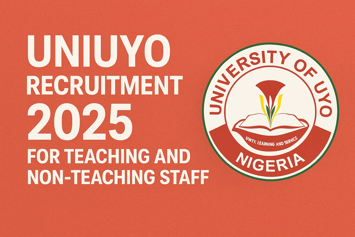 University of Uyo Recruitment 2026/2027 for Teaching and Non-Teaching Staff | Apply Now University of Uyo Recruitment 2026/2027