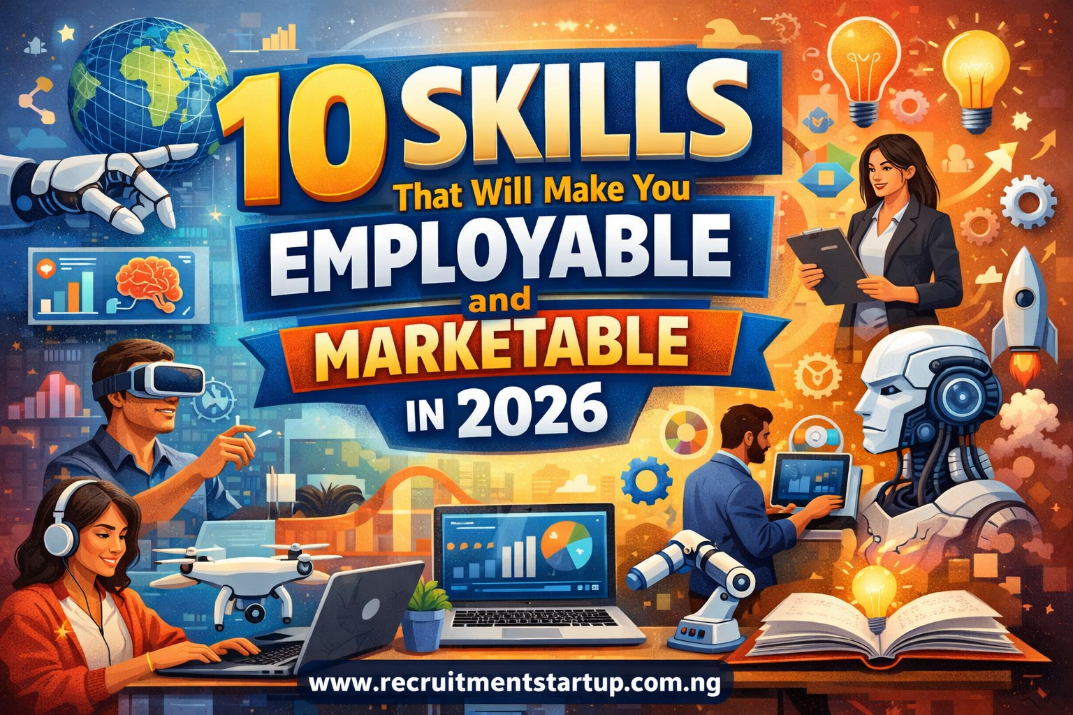 10 Skills that will make you Employable and Marketable in 2026.