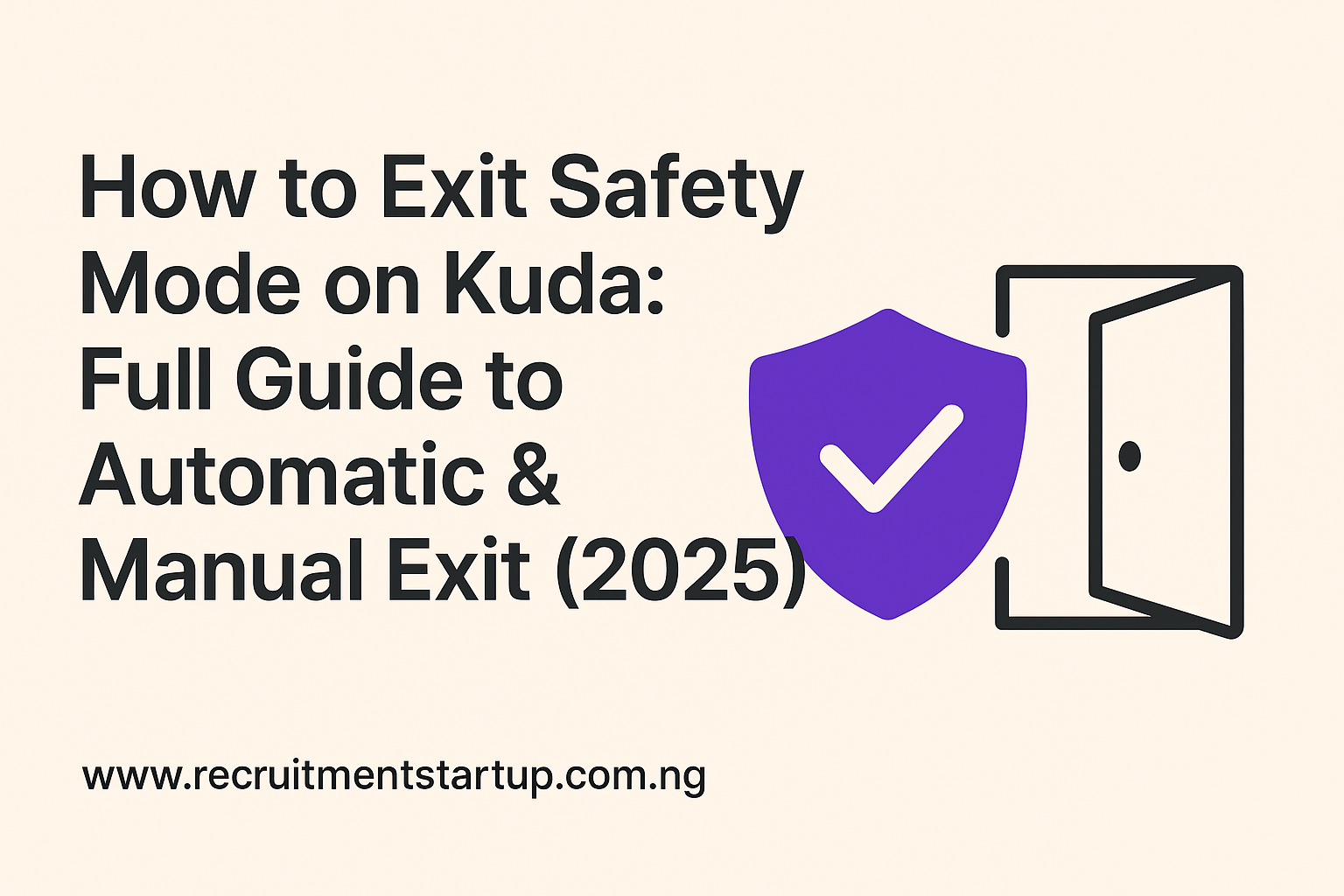 How to Exit Safety Mode on Kuda